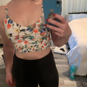 Floral Fabletics Sports Bra/Crop Top